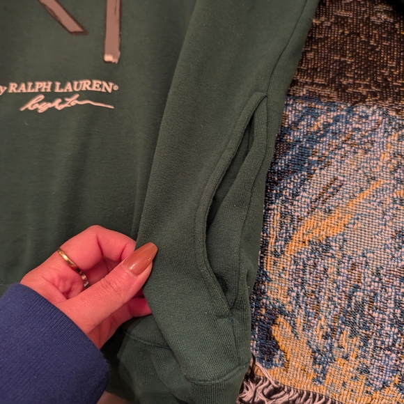 Ralph Lauren Green Polo Bear Hoodie - Picture 4 of 7